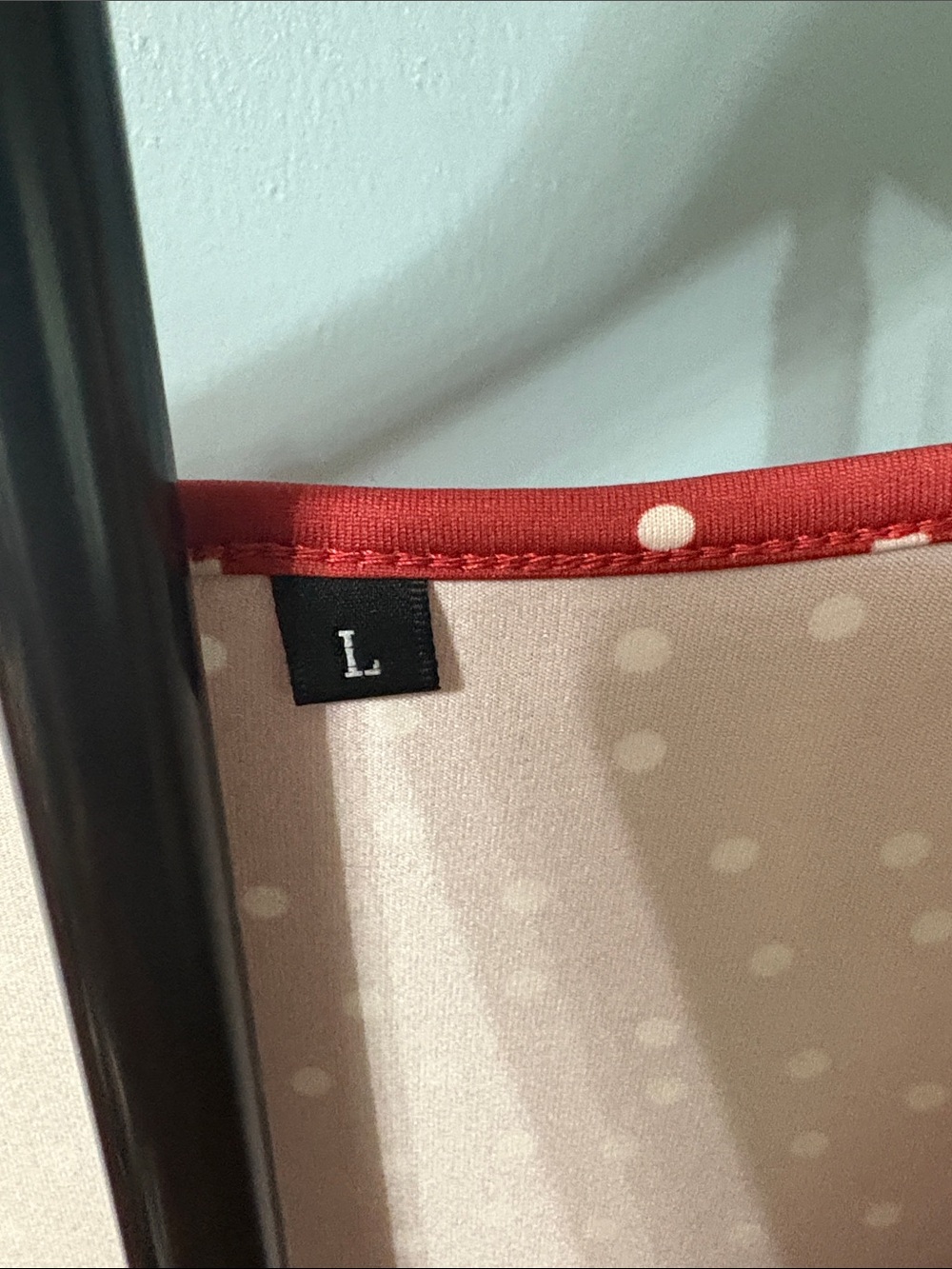 Red Polka Dot Wrap Midi Dress with Tie Waist - Picture 2 of 6